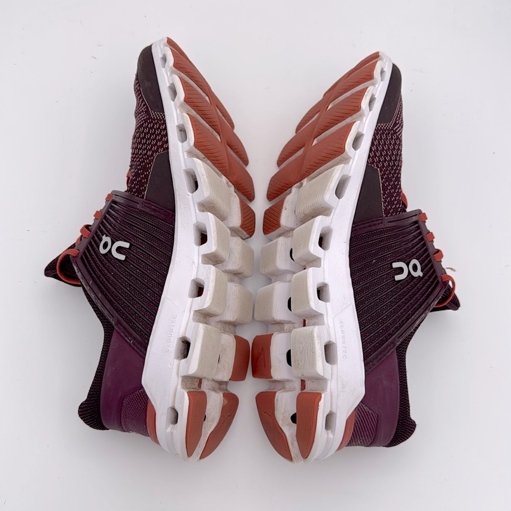 On Running Women’s Plum /dawn Running shoes lace up cloudswift mesh Sneakers 9.5 - Picture 7 of 14